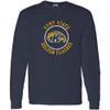 AL04 - Kent State Golden Flashes Distressed Circle Logo Long Sleeve - 2X-Large - Navy view 1