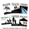 Discover Learning Black & White Artistic Educational Laminated Posters with Quotes Related to Learning view 1