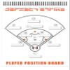 Perfect Strike Coaches Simple SCOREBOOK and Game Management for Baseball or Softball. Game Day Card Format with Player Line-up, Game Scoring and Graphic Player Position Board. 8.5" x 11". (5) view 3
