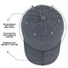 Kids Baby Girls Hat Washed Baseball Cap Cotton Solid Sun Hats for Children Fit for 2-7 Years view 3