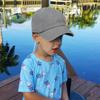 Kids Baby Girls Hat Washed Baseball Cap Cotton Solid Sun Hats for Children Fit for 2-7 Years view 4