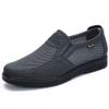 Men Breathable Mesh Walking Loafers Summer Casual Lightweight Slip-on Sneakers Outdoor Driving Travel Stylish Shoes 7.5 M US Grey,9.84" Heel to Toe view 1