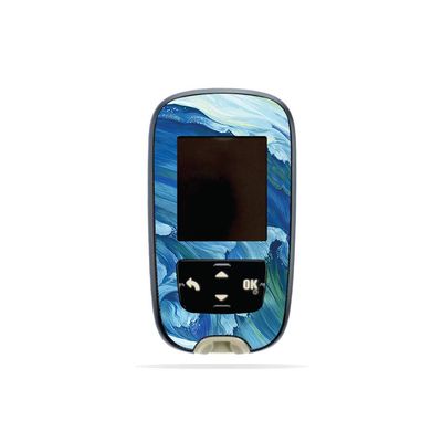 MightySkins Skin Compatible with Accu-Chek Guide - Perfect Wave | Protective, Durable, and Unique Vinyl Decal wrap Cover | Easy to Apply, Remove, and Change Styles | Made in The USA