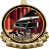 2 1/2" Banner Piano Medals, Piano Award Medal Great Piano Medals for Pianists Gold 10 Pack Prime view 2
