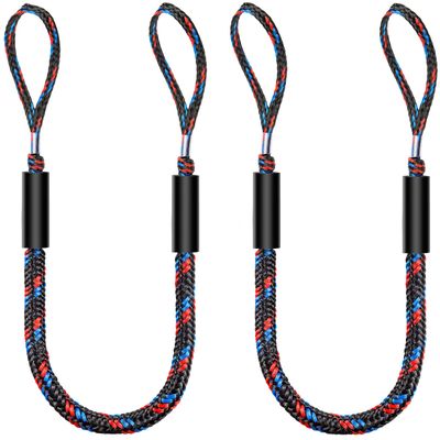 Botepon Boat Bungee Dock Lines, Mooring Lines, Boating Gifts for Men, Boat Accessories, Pontoon Accessories, Perfect for Bass Boat, Jet Ski (5 feet)