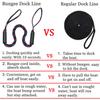 Botepon Boat Bungee Dock Lines, Mooring Lines, Boating Gifts for Men, Boat Accessories, Pontoon Accessories, Perfect for Bass Boat, Jet Ski (5 feet) view 3