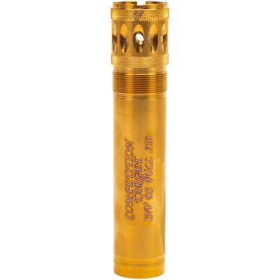 Carlson's Choke Tubes 12 Gauge for Browning Invector DS [ Full | 0.710 Diameter ] Stainless Steel | Gold Competition Target Ported Sporting Clays Choke Tube | Made in USA