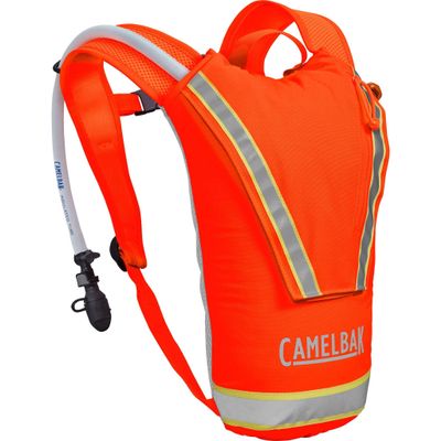 CamelBak Hi-Viz Industrial Hydration Pack with 85oz/2.5L Mil Spec Crux Reservoir Bladder - Worker Safety, International Orange