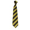 7.5CM Unisex Narrow Ties Microfiber Striped Pattern Necktie School Costume (A16 yellow+black) view 1