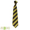 7.5CM Unisex Narrow Ties Microfiber Striped Pattern Necktie School Costume (A16 yellow+black) view 2