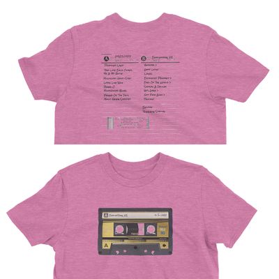 ZJ Designs Deadhead Englishtown Lot T-Shirt Tape Setlist 1977 Cassette (Heather Pink, XXXL)