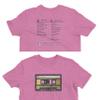 ZJ Designs Deadhead Englishtown Lot T-Shirt Tape Setlist 1977 Cassette (Heather Pink, XXXL) view 1