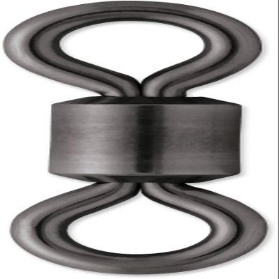Black SS Rolling Swivel #4