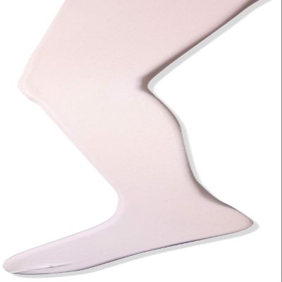 Freestyle by Danskin Big Girl's Single Pack Footed Tights, White, Small
