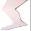 Freestyle by Danskin Big Girl's Single Pack Footed Tights, White, Small view 1