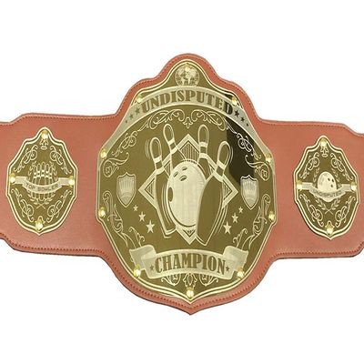 Undisputed Belts Bowling Championship Belt Trophy - Custom Text
