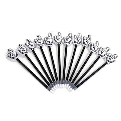 L LIFETIME Sports Fan Foam Finger Pens - 12 Pack: #1 Choice for Party, Office, Team Building - Ideal for Basketball, Baseball, Football, Soccer Enthusiasts - Perfect Birthday Decor & Favors