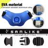 SAN LIKE Fishing Rod Holder - Adjustable Aluminum/Carbon Fiber Waist Fighting Belt - Stand-up Offshore Gimbal Padded Fishing Pole Belt (Blue) view 2