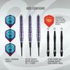 Shot Darts Soft Tip, Viking Shield Maiden (18g), 90% Tungsten Barrel, Front Weighted, Handcrafted Professional Dart Set & Flights Made in New Zealand, Plastic Tip for Electronic Dartboard view 3