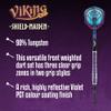 Shot Darts Soft Tip, Viking Shield Maiden (18g), 90% Tungsten Barrel, Front Weighted, Handcrafted Professional Dart Set & Flights Made in New Zealand, Plastic Tip for Electronic Dartboard view 4