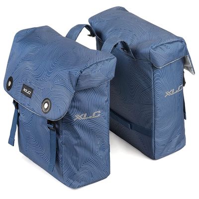 XLC Unisex Adult's BA-S88 Double Pannier Bag Luxury, Blue, 150x340x320