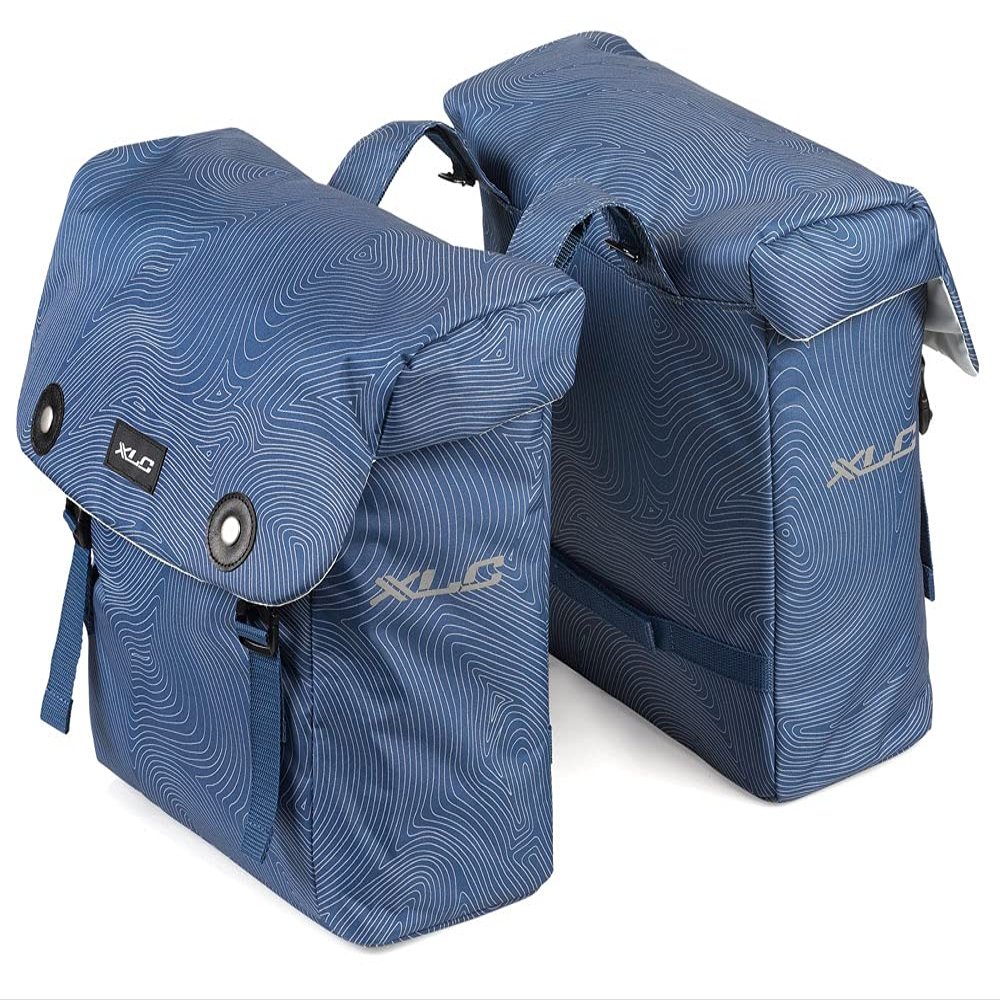 XLC Unisex  Adult's BA-S88 Double Pannier Bag Luxury, Blue, 150x340x320