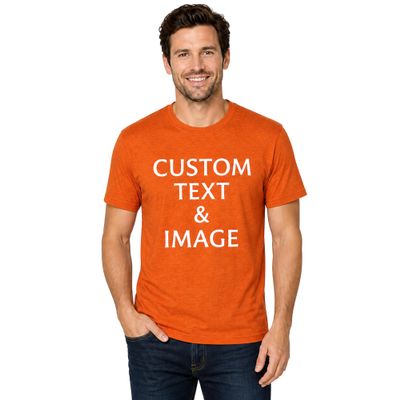 Custom T Shirts for Men Women Personalized Photo Text Logo Unisex Cotton Tee Design Your Own Front Back Print Adult Shirt