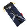 Alomejor Tent Peg Bag Camping Portable Tent Stakes Bag Hammer Nail Pouch for Hiking Camping Tent Hammers and Other Accessoris (Blue)