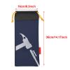 Alomejor Tent Peg Bag Camping Portable Tent Stakes Bag Hammer Nail Pouch for Hiking Camping Tent Hammers and Other Accessoris (Blue) view 2