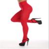EVERSWE Women's 80 Den Soft Opaque Tights, Women's Tights (S/M, Red) view 3