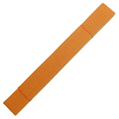 Solid Rank Karate Martial Arts and TaeKwonDo Belts (Orange, 6)
