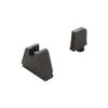 AMERIGLO Optic Compatible Sight Set for Glock - 3XL Tall Black Serrated .365" Front, Flat Black .451" Rear view 3