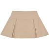 Nautica Girls' School Uniform Sensory-Friendly Performance Pleated Scooter, Khaki, 14 view 2