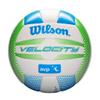 Wilson - AVP Velocity Volleyball - Beach Recreational Ball - Official Size (Green/Blue) view 1