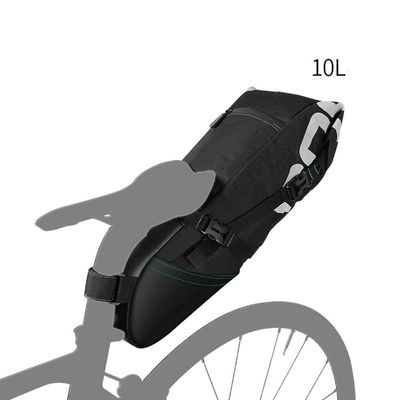Bike Saddle Bag/Bicycle Seat Pack Bag, 10L Cycling Wedge Shape Bag Waterproof