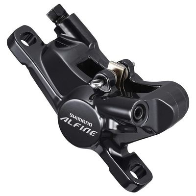 BR-S7000 Alfine 2-Piston calliper, Post Mount, Front or Rear, Black