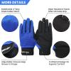 FINGER TEN Horse Riding Gloves Kids Boys Girls Youth 1 Pair, Bike Gardening Cycling Hiking Gloves Full Finger, Color Blue Summer Comfortable Grip for Kid Small (Kids-Blue, Small) view 2