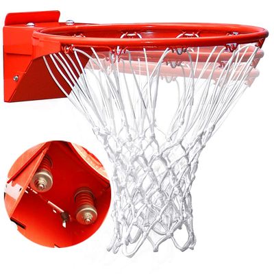 ProSlam Professional 180 Heavy Duty Breakaway Basketball Rim18 inch Double Spring Flex Rim Goal Replacement Fits 5"x5", 5"x4", 4"x3"5"x3" Hole Pattern Backboard
