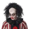 California Costumes Mens Clown Pattern Baldness Bald Cap Costume Wig, Black, One Size US view 1