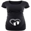 Decrum Graphic Maternity Shirts for Women - Comfortable Womens Pregnancy Tops [40022013-AM] | Heart and Foot, M view 3