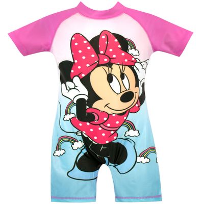 Disney Girls Minnie Mouse Swimsuit Size 4 Blue