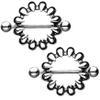 Pierced Owl Dragon Claw Stainless Steel Nipple Shields, Sold as a Pair view 1