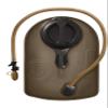 CamelBak Mil Spec Crux 100oz/3L Short Reservoir - Tactical Hydration Bladder - Faster Water Flow Rate - Leak-Proof Water Bladder - Ergonomic Shape - Big Bite Valve - BPA-Free, Brown view 1