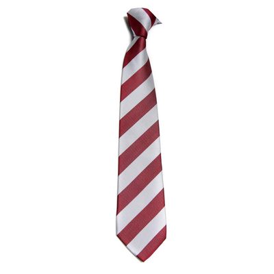 7.5CM Unisex Narrow Ties Microfiber Striped Pattern Necktie School Costume (A8 silver+red)