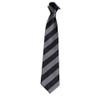 7.5CM Unisex Narrow Ties Microfiber Striped Pattern Necktie School Costume (A18 grey+black) view 1