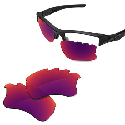 Glintbay 100% Precise-Fit Replacement Sunglass Lenses for Oakley Flak Jacket XLJ Vented - Polarized Midnight Sun Mirror