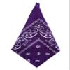 Bestgift Men's Paisley Print Head Wrap Scarf Wristband Bandana One Size Dark Purple view 1