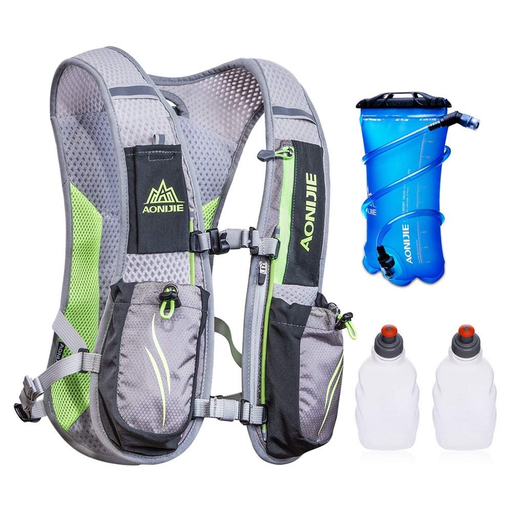 Aonijie Hydration Packs 5.5L Trail Running Vest with 2L Bladder Reservoir Marathoner Hydro Backpack