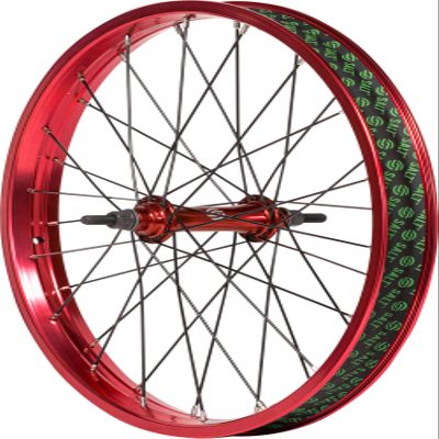 SALT BMX Wheel Everest Front 20" 3/8" Axle, Red