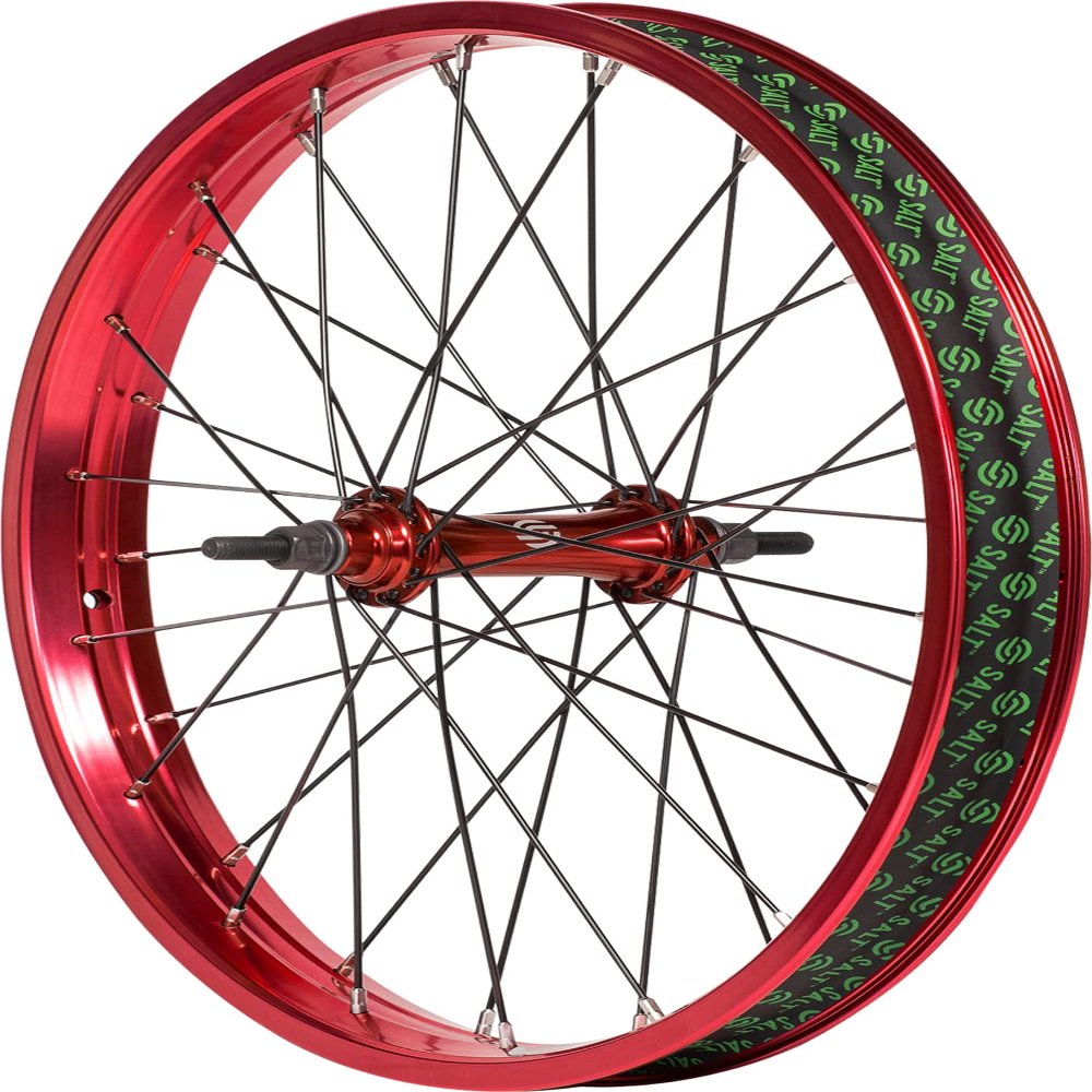 SALT BMX Wheel Everest Front 20" 3/8" Axle, Red